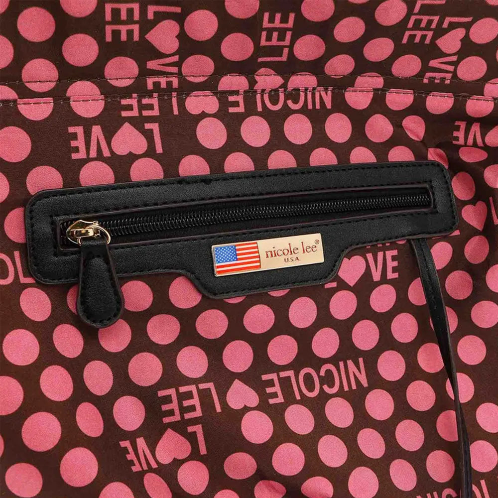 Nicole Lee USA 3-Piece Color Block Handbag Set - Premium handbags from Trendsi - Just $50.99! Shop now at Handbags Specialist Headquarter
