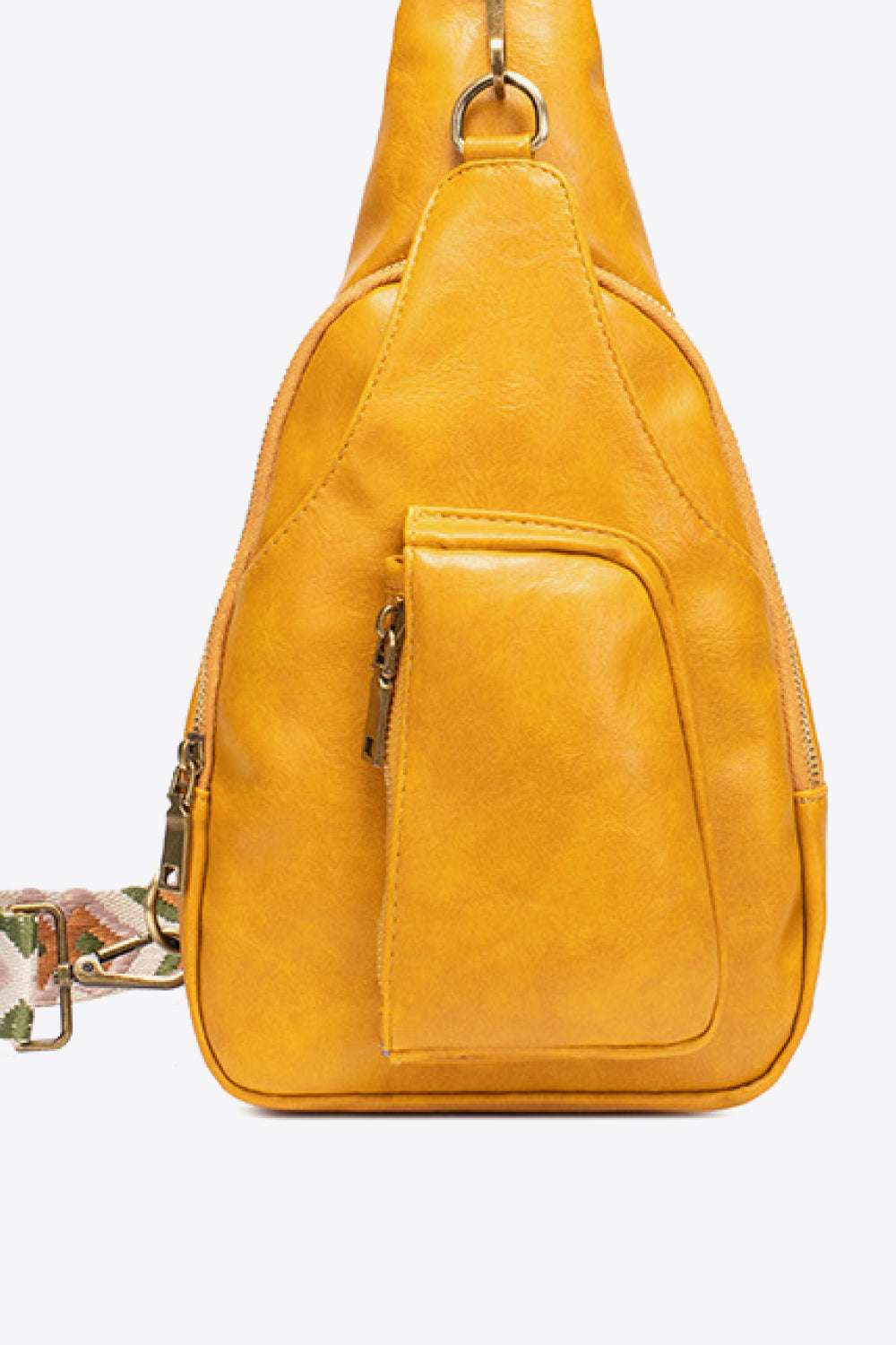 All The Feels PU Leather Sling Bag - Premium Crossbody Bag from Trendsi - Just $38.99! Shop now at Handbags Specialist Headquarter