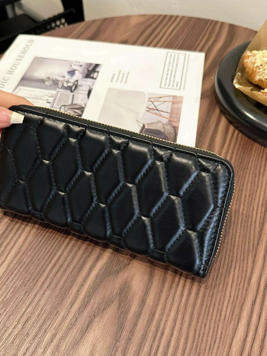 PU Leather Solid Color Wallet - Premium Wallets from Trendsi - Just $15.94! Shop now at Handbags Specialist Headquarter