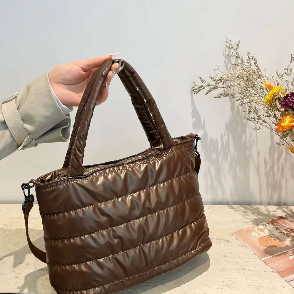 PU Leather Detachable Strap Crossbody Bag - Premium Crossbody Bag from Trendsi - Just $19.99! Shop now at Handbags Specialist Headquarter