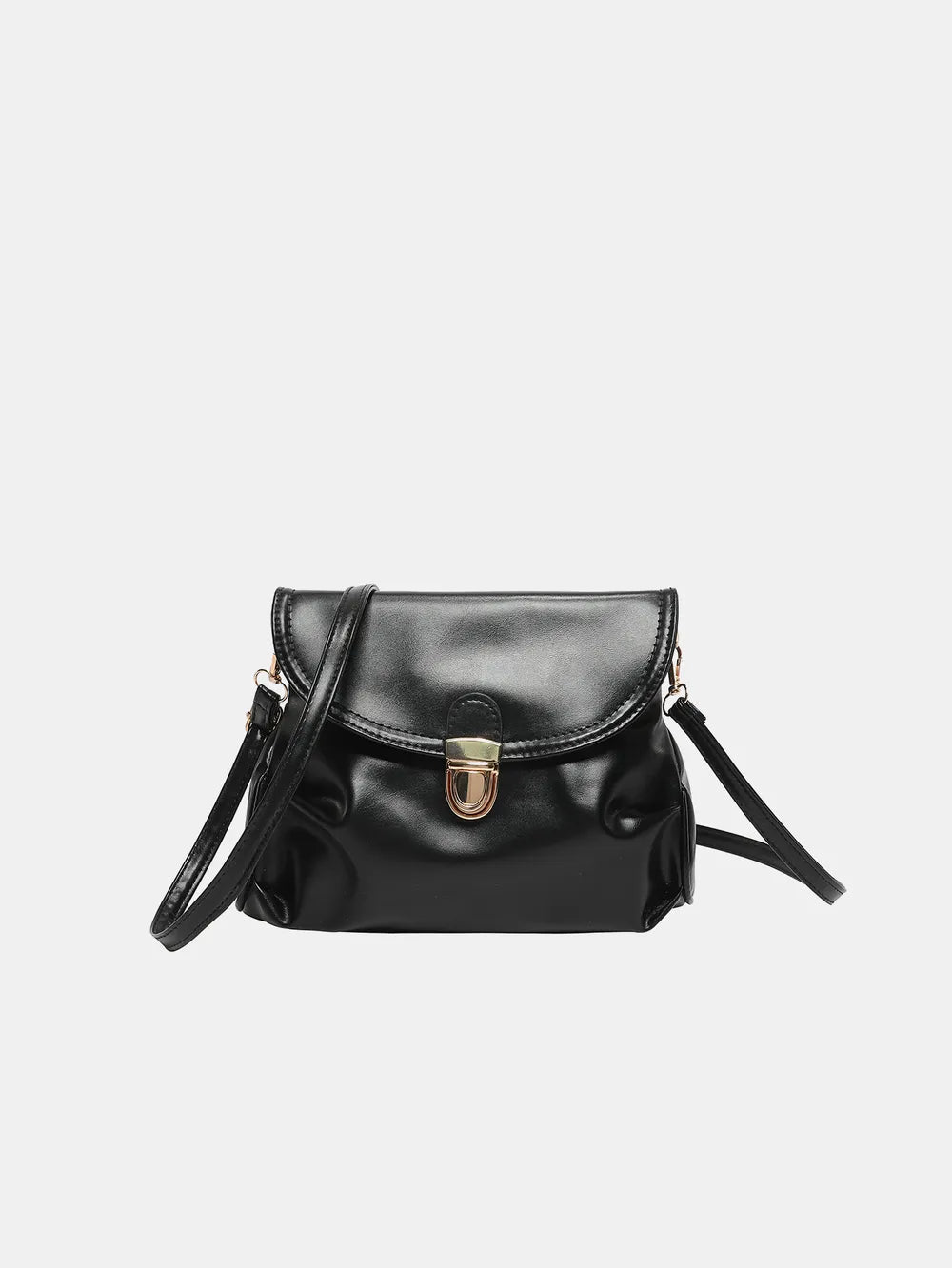 PU Leather Adjustable Strap Crossbody Bag - Premium Crossbody Bag from Trendsi - Just $18.99! Shop now at Handbags Specialist Headquarter