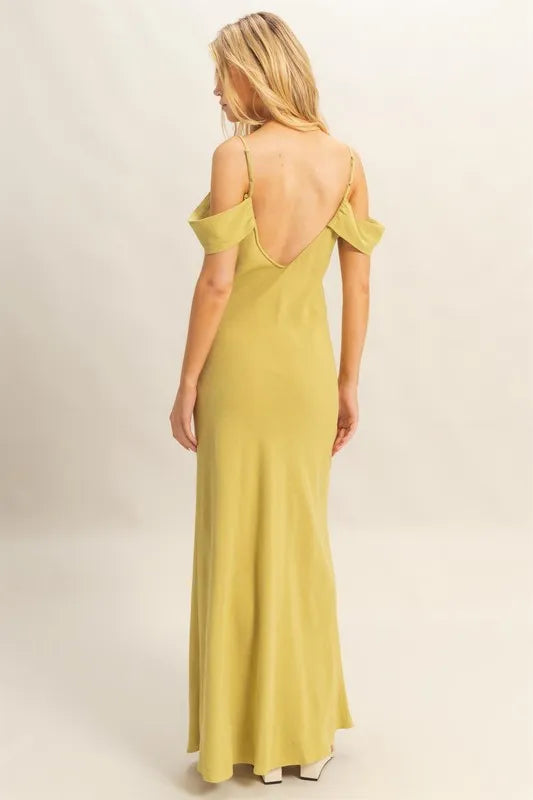 HYFVE Flattering Fit Cami Maxi Dress - Premium Maxi Dress from Trendsi - Just $47.99! Shop now at Handbags Specialist Headquarter