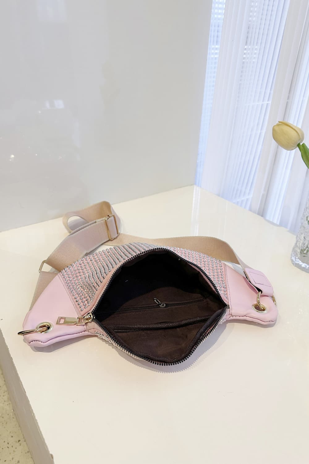 PU Leather Sling Bag - Premium Crossbody Bag from Trendsi - Just $19.99! Shop now at Handbags Specialist Headquarter