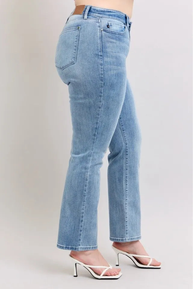Judy Blue Plus Size High Waist Dad Jeans - Premium Women / Jeans & Denim from Trendsi - Just $69.99! Shop now at Handbags Specialist Headquarter