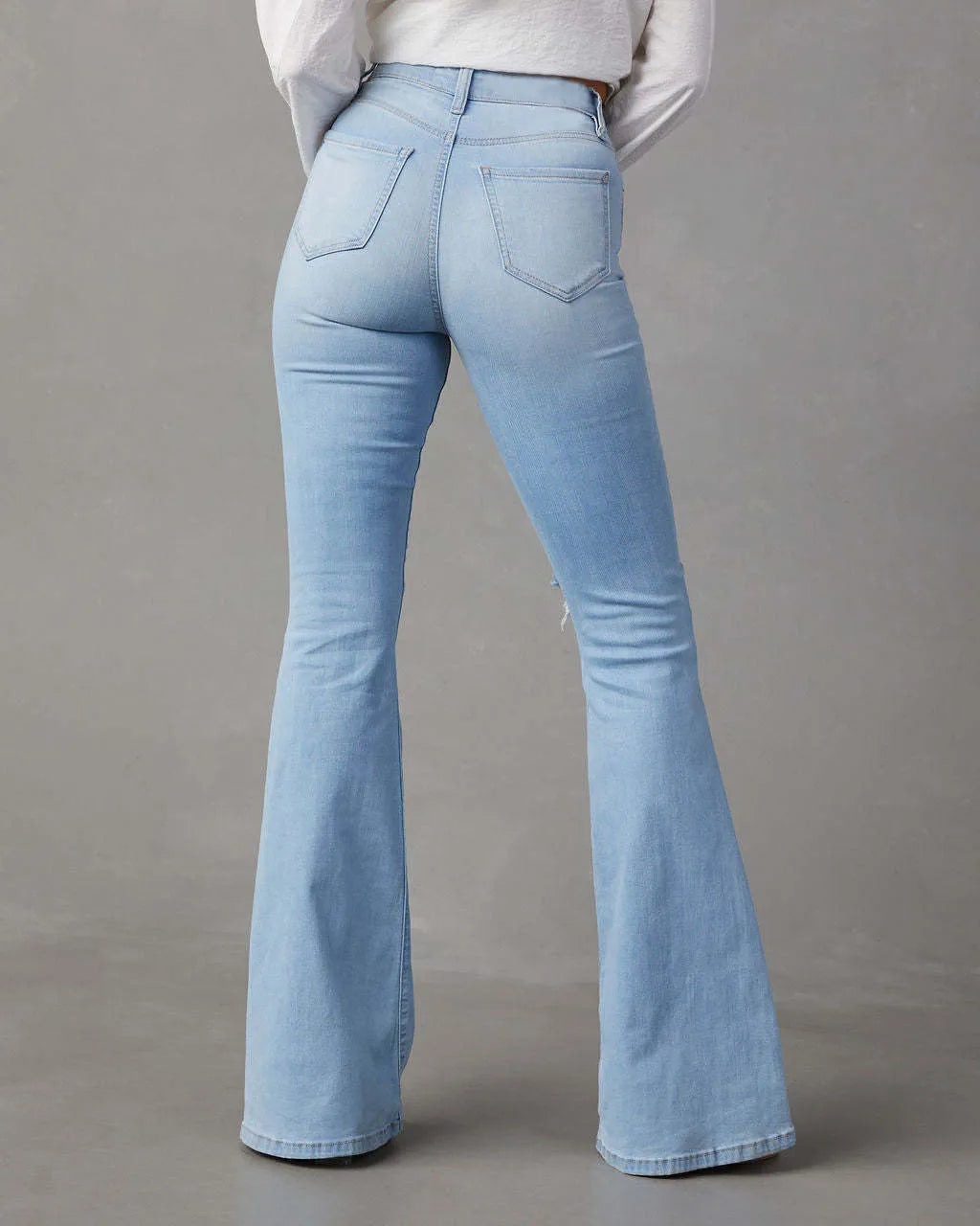 Distressed Jeans with Pockets - Premium Women / Jeans & Denim from Trendsi - Just $33.62! Shop now at Handbags Specialist Headquarter