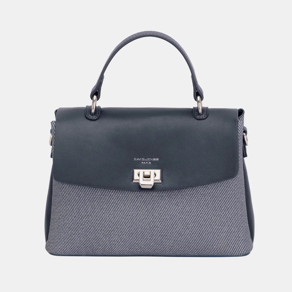 David Jones Striped Contrast Handbag - Premium Handbags from Trendsi - Just $43.99! Shop now at Handbags Specialist Headquarter