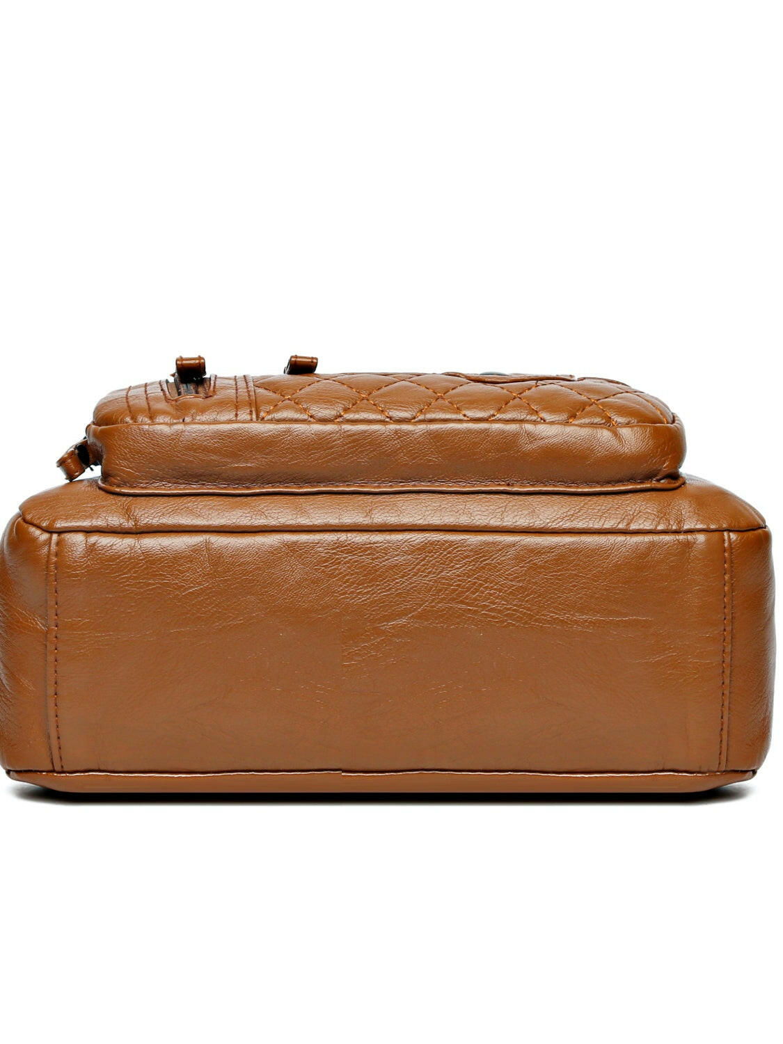 PU Leather Multi Pockets Adjustable Strap Shoulder Bag.