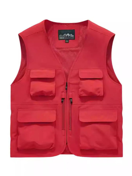 Men's Full Size Zip Up Vest Plus Size - Premium Men's Zip Up Vest from Trendsi - Just $70.62! Shop now at Handbags Specialist Headquarter