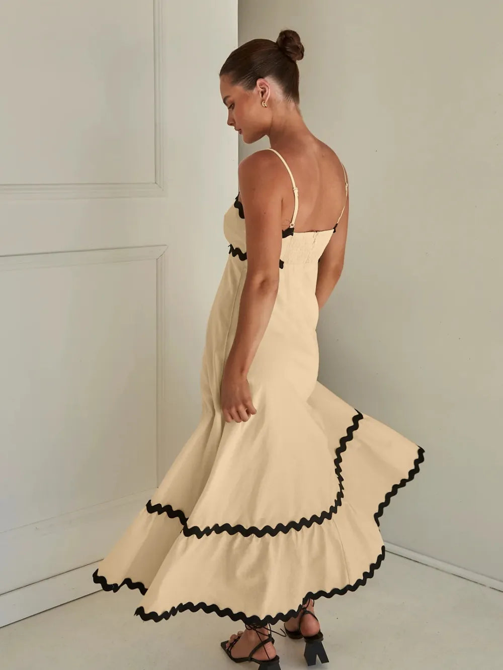 Spaghetti Strap Maxi Dress - Premium Maxi Dress from Trendsi - Just $35.99! Shop now at Handbags Specialist Headquarter
