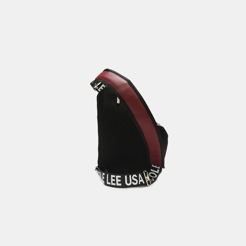 Nicole Lee USA Vegan Leather Leopard & Lip Pattern Crossbody Bag - Premium Wallet from Trendsi - Just $53.99! Shop now at Handbags Specialist Headquarter