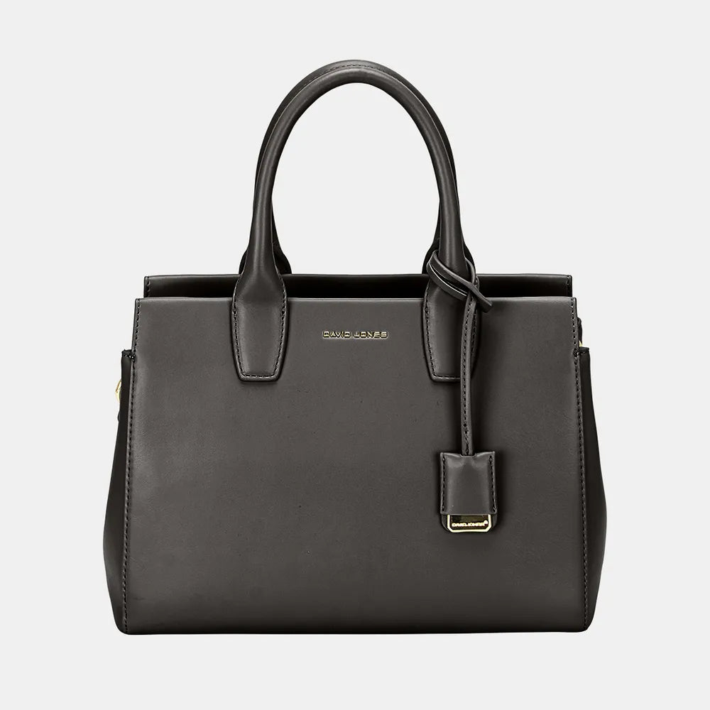 David Jones PU Leather Handbag - Premium Handbags from Trendsi - Just $47.99! Shop now at Handbags Specialist Headquarter