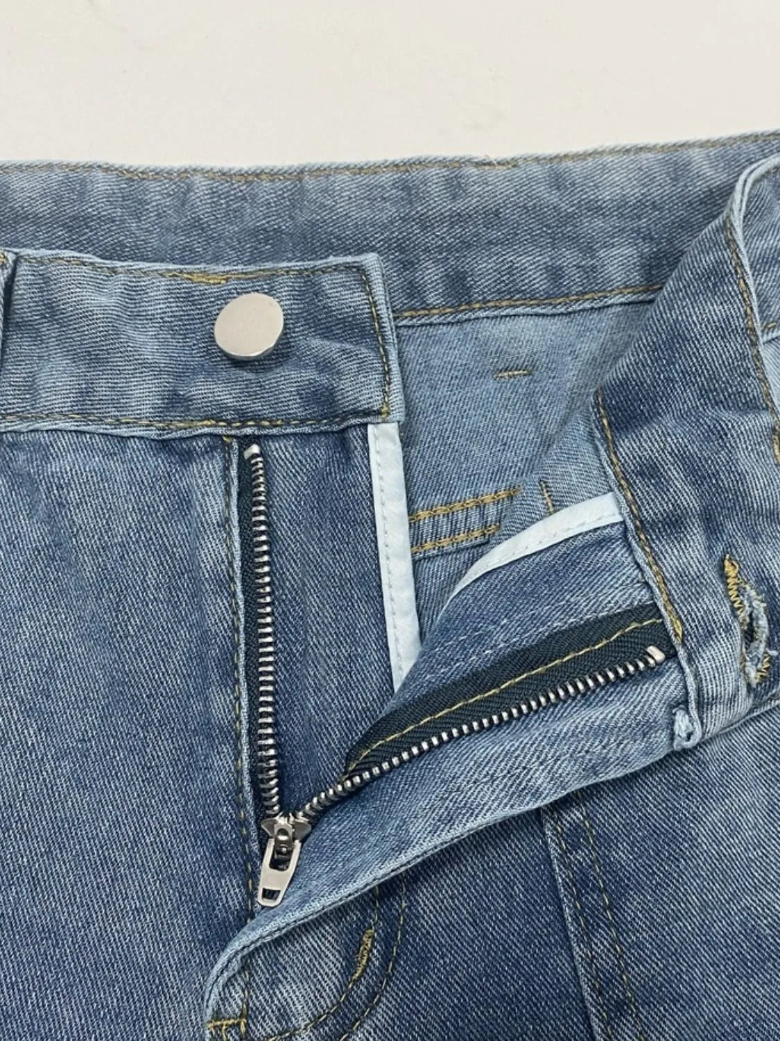 Distressed Jeans with Pockets - Premium Women / Jeans & Denim from Trendsi - Just $35.86! Shop now at Handbags Specialist Headquarter