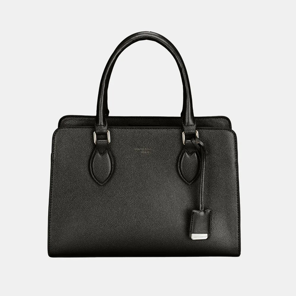 Stylish & Durable David Jones PU Leather Handbag - Premium Handbags from Trendsi - Just $48.99! Shop now at Handbags Specialist Headquarter