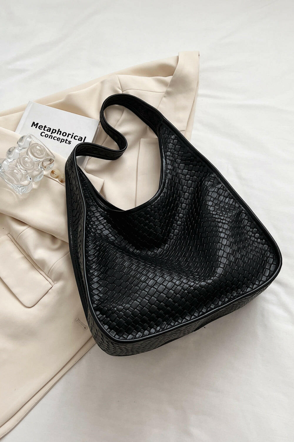 PU Leather Shoulder Bag.