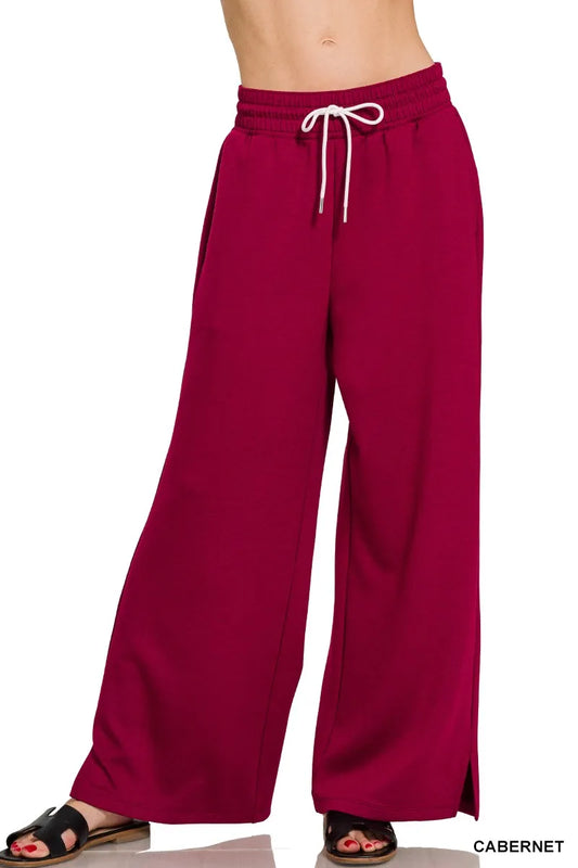 Zenana Scuba Drawstring Pants - Premium Women Pants from Trendsi - Just $26.99! Shop now at Handbags Specialist Headquarter