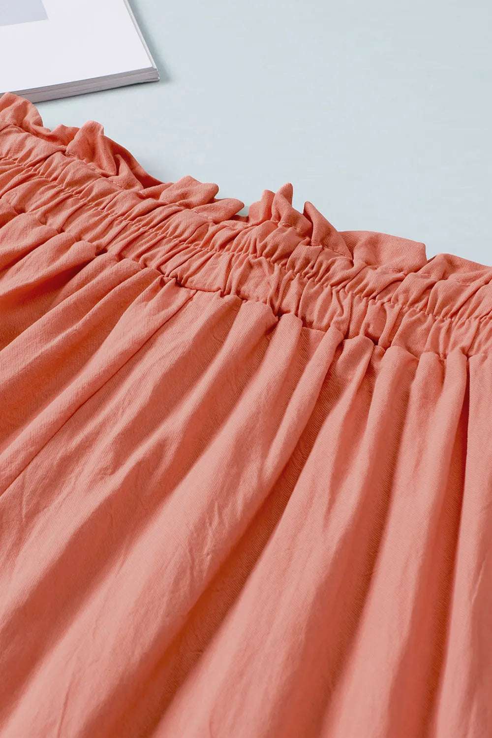 Drawstring Paperbag Waist Wide Leg Pants - Premium Women Pants from Trendsi - Just $31.99! Shop now at Handbags Specialist Headquarter