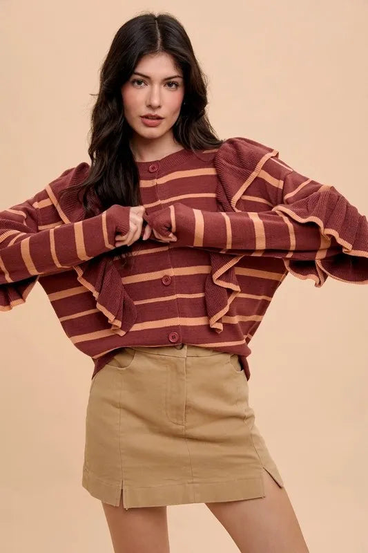 Annie Wear Comfort Stretch Cotton Slit Detailed Mini Skirt - Premium Skirts from Trendsi - Just $26.99! Shop now at Handbags Specialist Headquarter