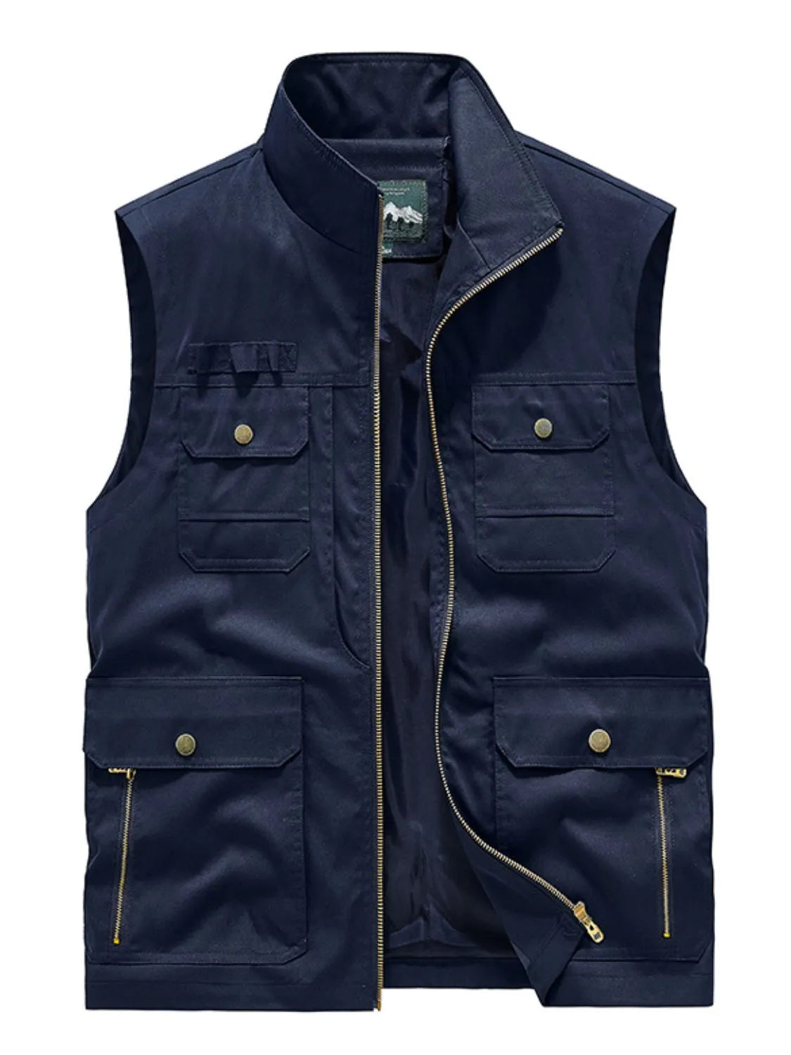 Men's Plus Size Zip Up Vest - Premium from Trendsi - Just $51.64! Shop now at Handbags Specialist Headquarter