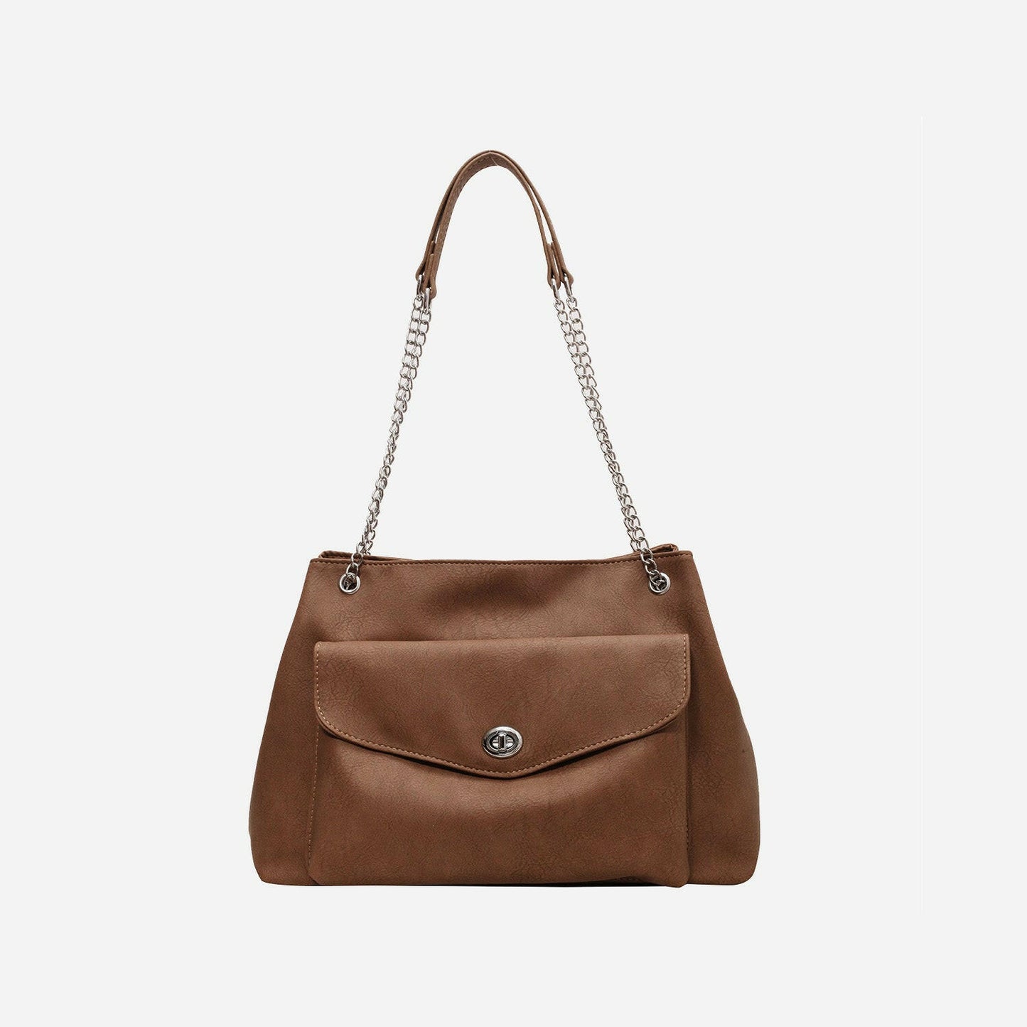 PU Leather Shoulder Bag.