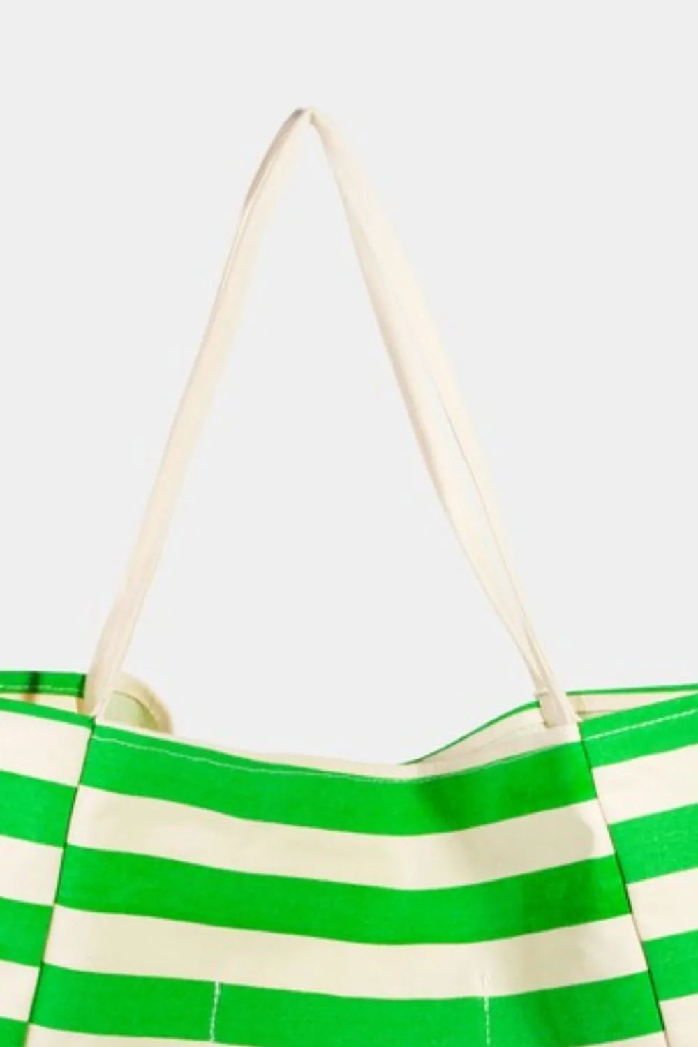 Fame Bright Color Stripe Tote Bag - Premium Tote Bag from Trendsi - Just $39.99! Shop now at Handbags Specialist Headquarter