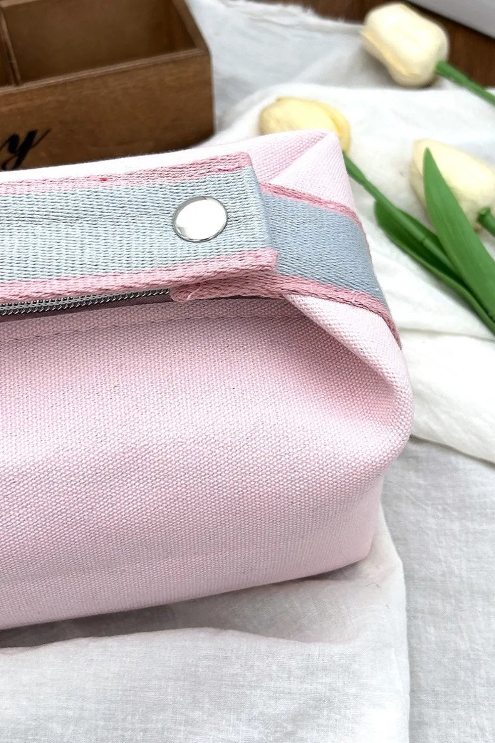 Zenana Waterproof Canvas Travel Cosmetic Bag - Premium travel-bag from Trendsi - Just $29.99! Shop now at Handbags Specialist Headquarter