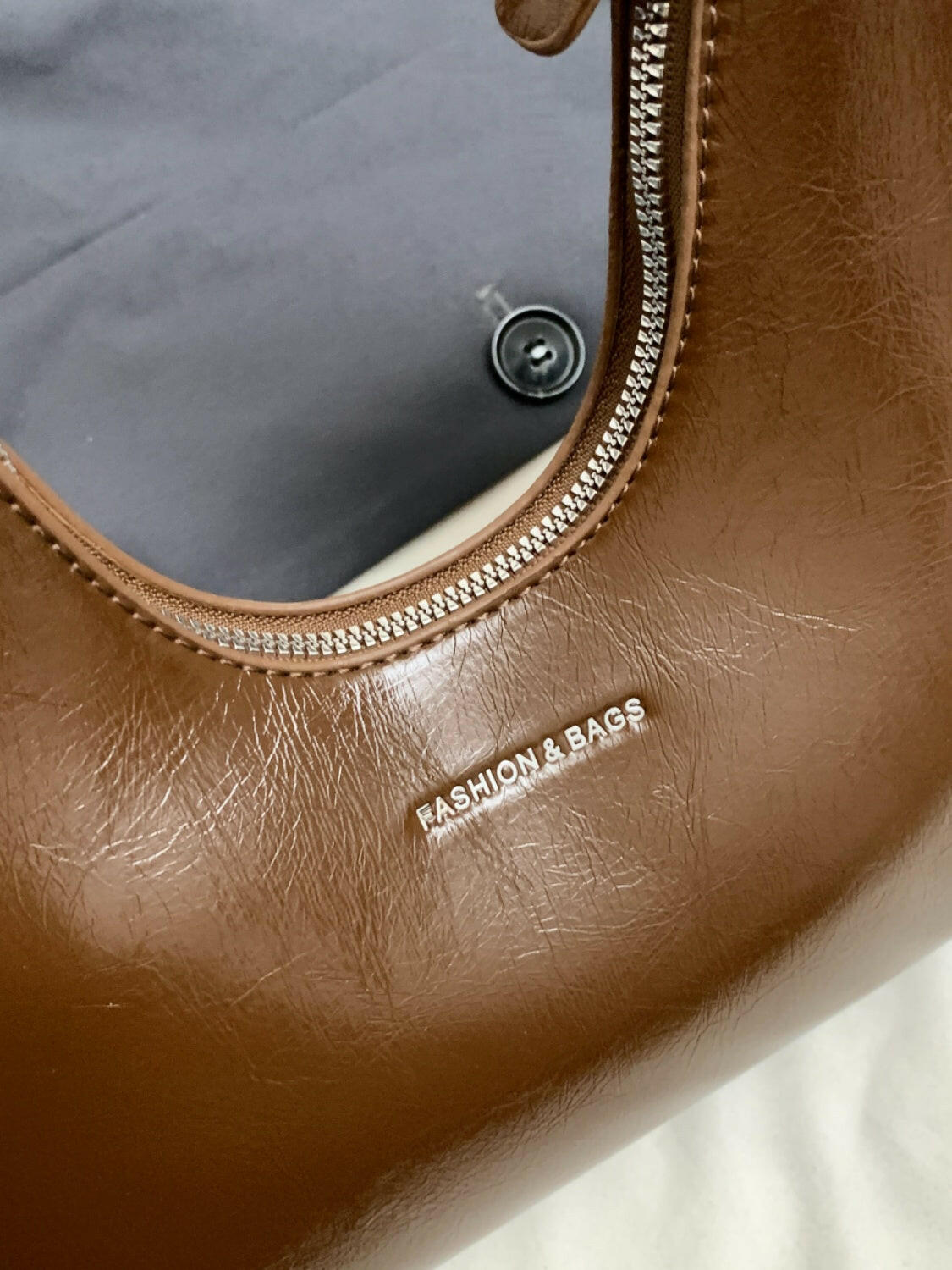 PU Leather Shoulder Bag.