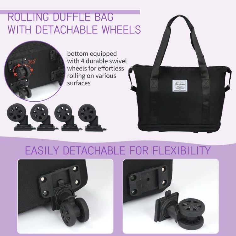 VoyagePro Expandable Wheeled Duffle Bag