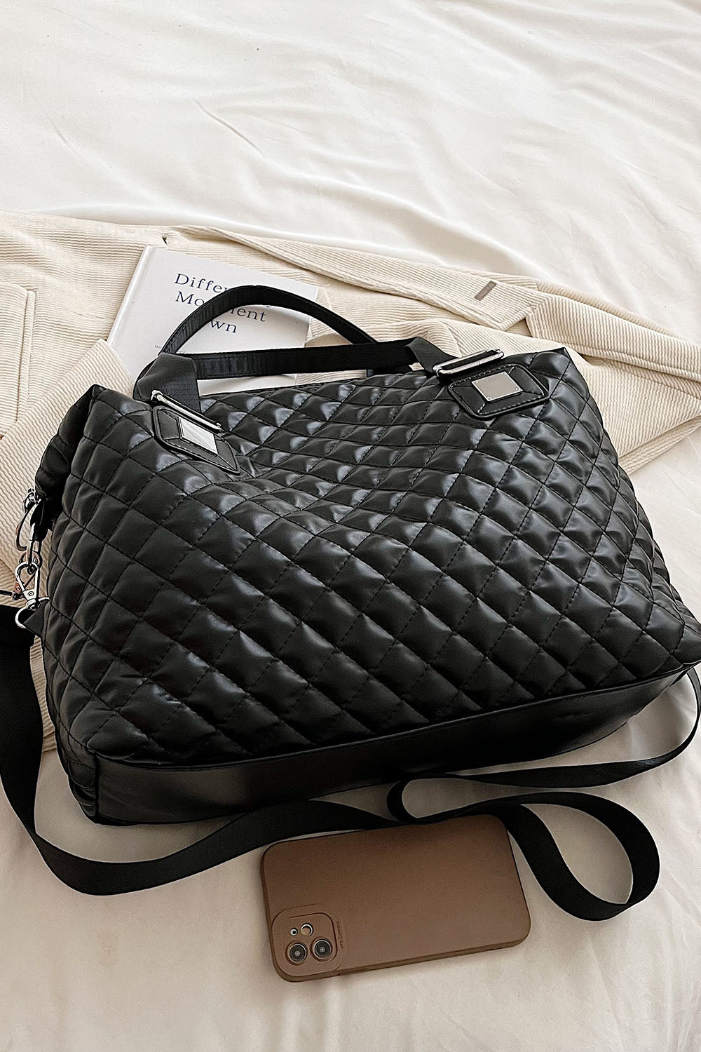PU Leather Handbag - Premium Handbags from Trendsi - Just $33.99! Shop now at Handbags Specialist Headquarter