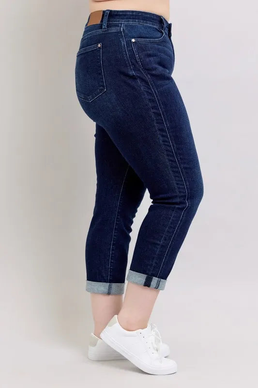 Judy Blue Full Size High Waist Boyfriend Jeans Plus Size - Premium Women / Jeans & Denim from Trendsi - Just $61.99! Shop now at Handbags Specialist Headquarter