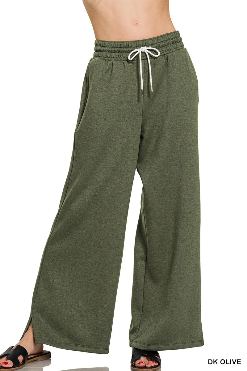 Zenana Scuba Drawstring Pants - Premium Women Pants from Trendsi - Just $26.99! Shop now at Handbags Specialist Headquarter