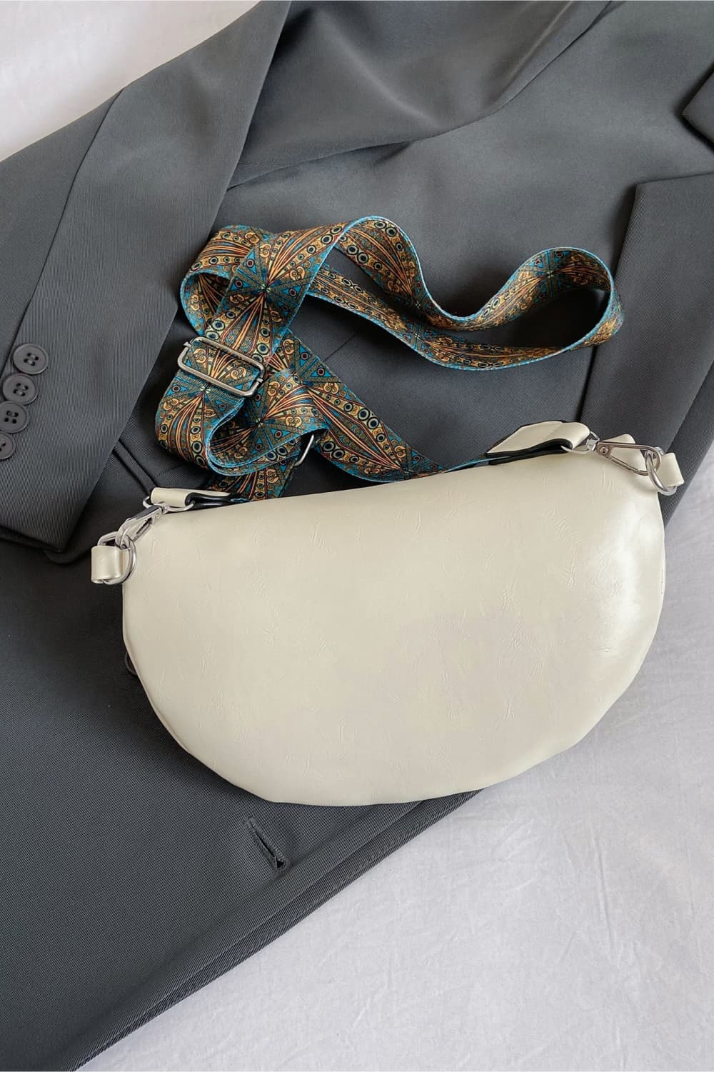PU Leather Sling Bag - Premium Crossbody Bag from Trendsi - Just $26.99! Shop now at Handbags Specialist Headquarter