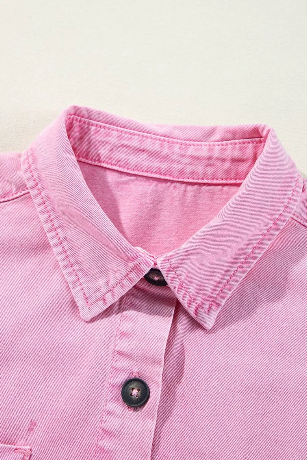 Button Down Short Sleeve Denim Dress - Premium Women / Jeans & Denim from Trendsi - Just $55.46! Shop now at Handbags Specialist Headquarter