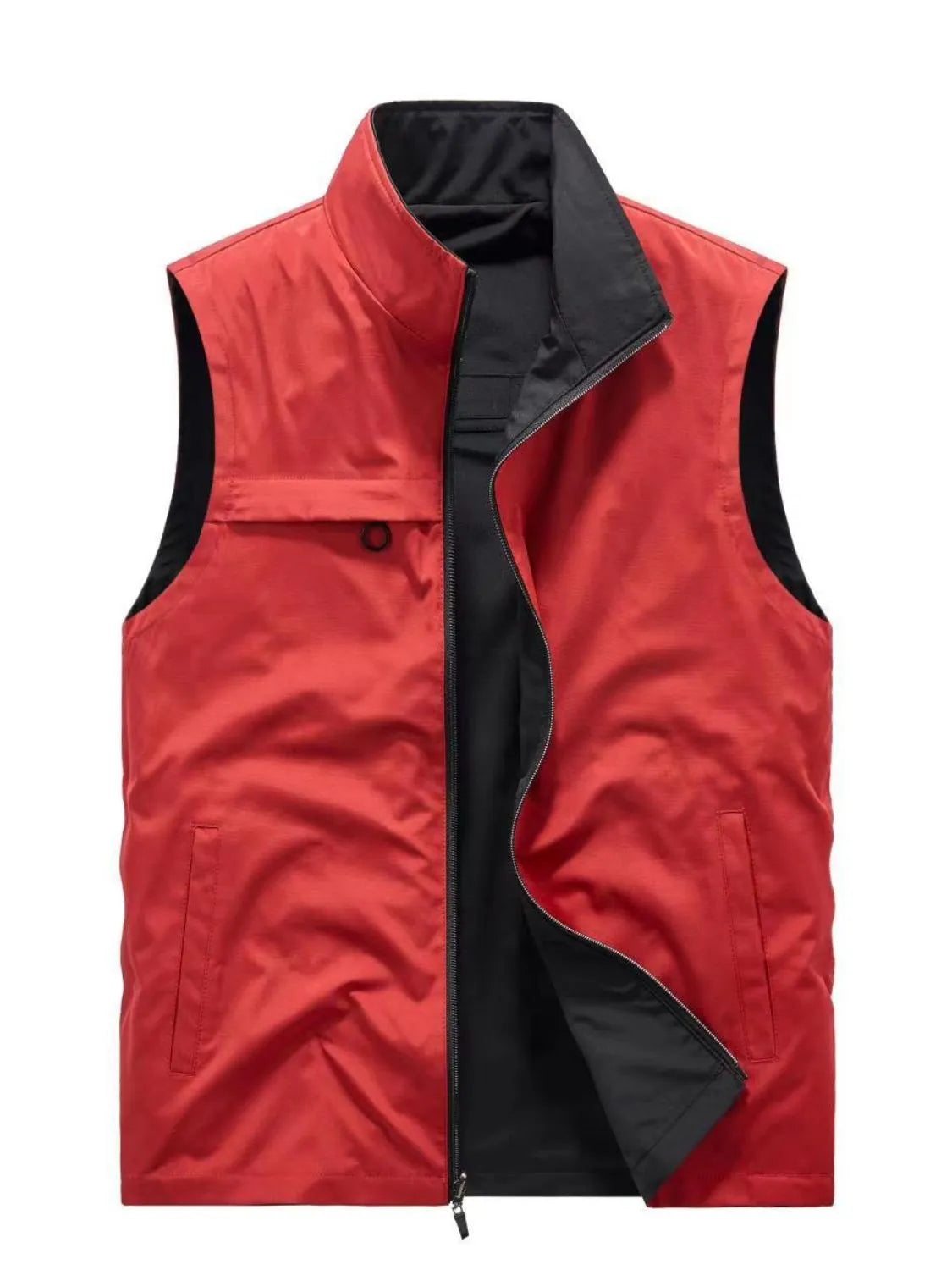 Men's Plus Size Zip Up Vest - Premium from Trendsi - Just $49.66! Shop now at Handbags Specialist Headquarter