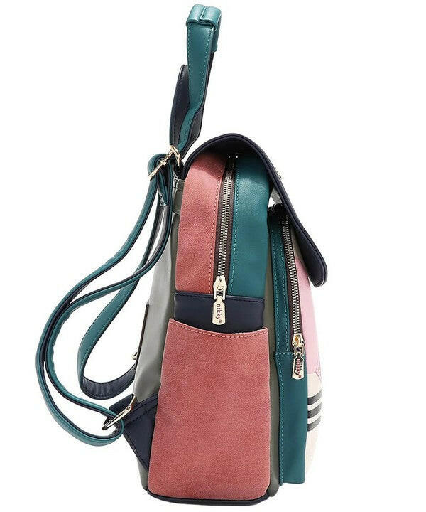 Nicole Lee USA Cat Eco-Leather Convertible Backpack Bag.