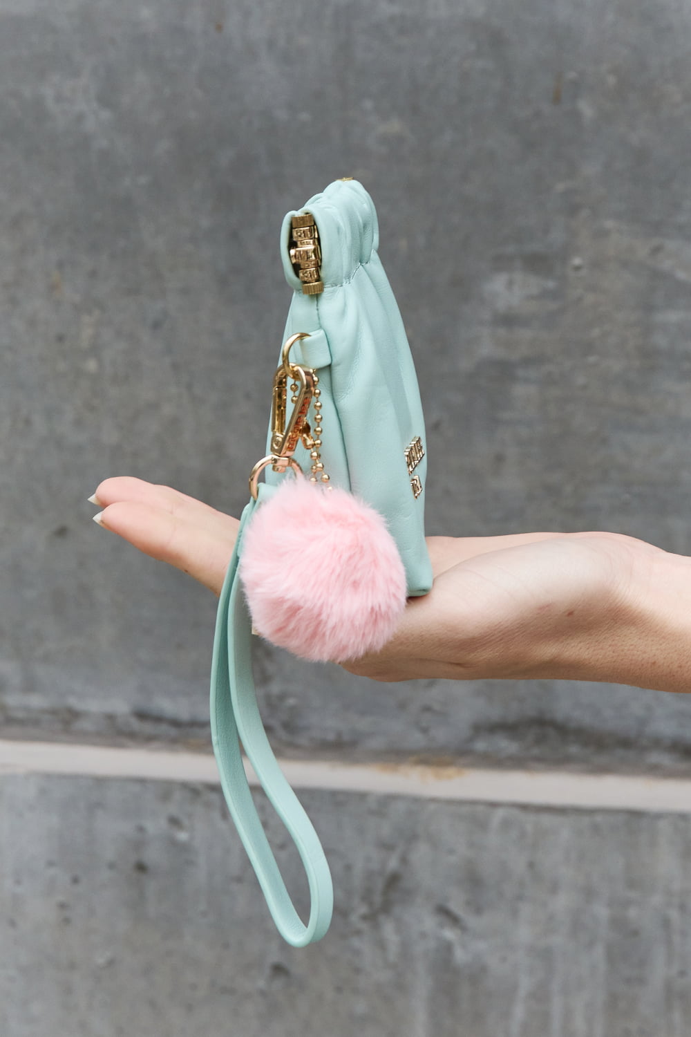 Nicole Lee USA Faux Leather Pouch - Premium Handbags from Trendsi - Just $22.99! Shop now at Handbags Specialist Headquarter