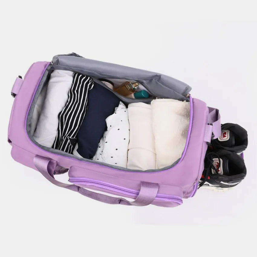 Oxford Cloth Detachable Strap Travel Bag - Premium travel-bag from Trendsi - Just $39.99! Shop now at Handbags Specialist Headquarter