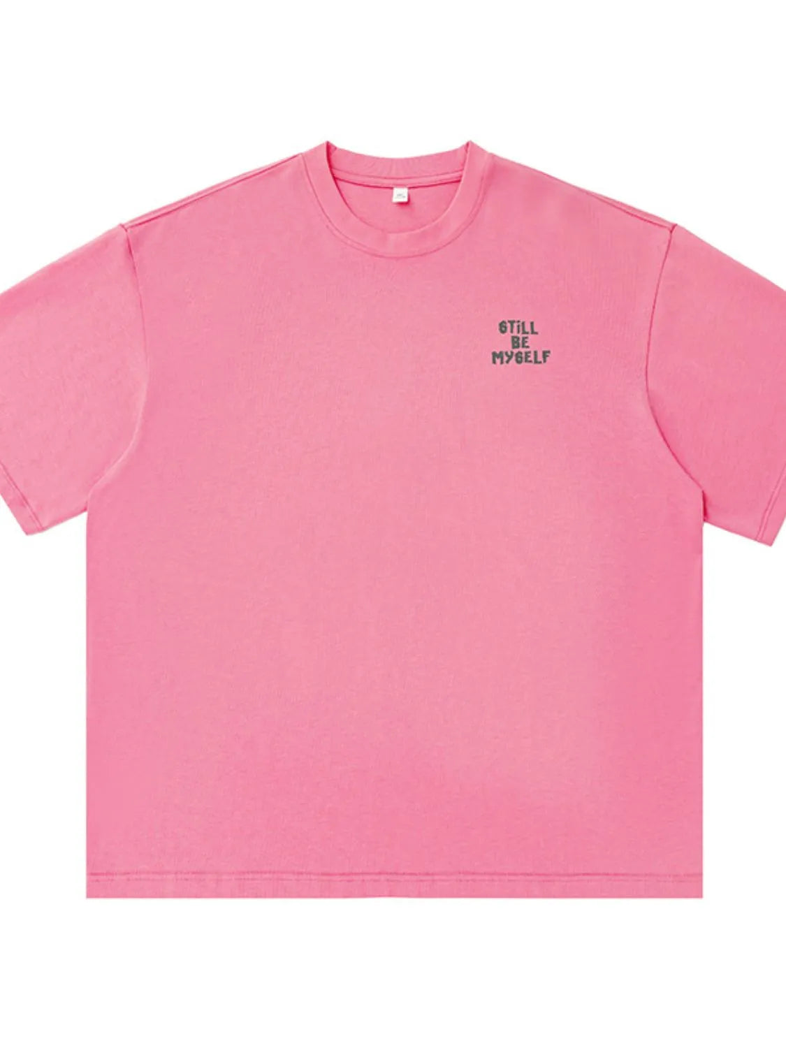 Men's Plus Size Letter Round Neck Half Sleeve T-Shirt - Premium Men's T Shirt from Trendsi - Just $27! Shop now at Handbags Specialist Headquarter