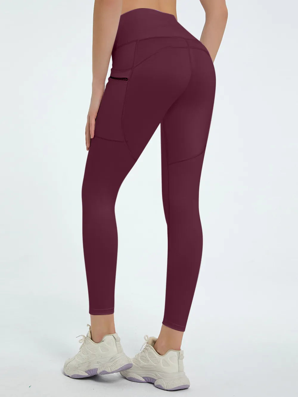 High Waist Active Leggings - Premium Leggings from Trendsi - Just $43.35! Shop now at Handbags Specialist Headquarter