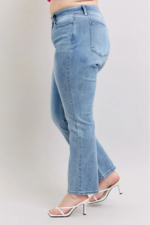 Judy Blue Plus Size High Waist Dad Jeans - Premium Women / Jeans & Denim from Trendsi - Just $69.99! Shop now at Handbags Specialist Headquarter