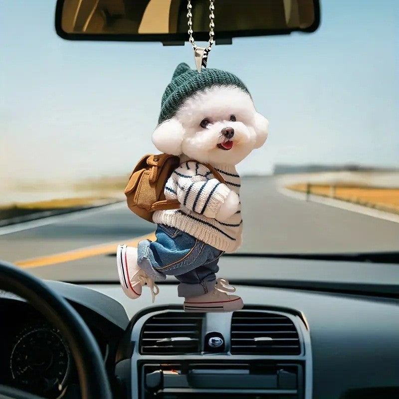 Creative Dog Backpack Keychain Pendant - Premium Keychains from Shop1103836706 Store - Just $14.99! Shop now at Handbags Specialist Headquarter