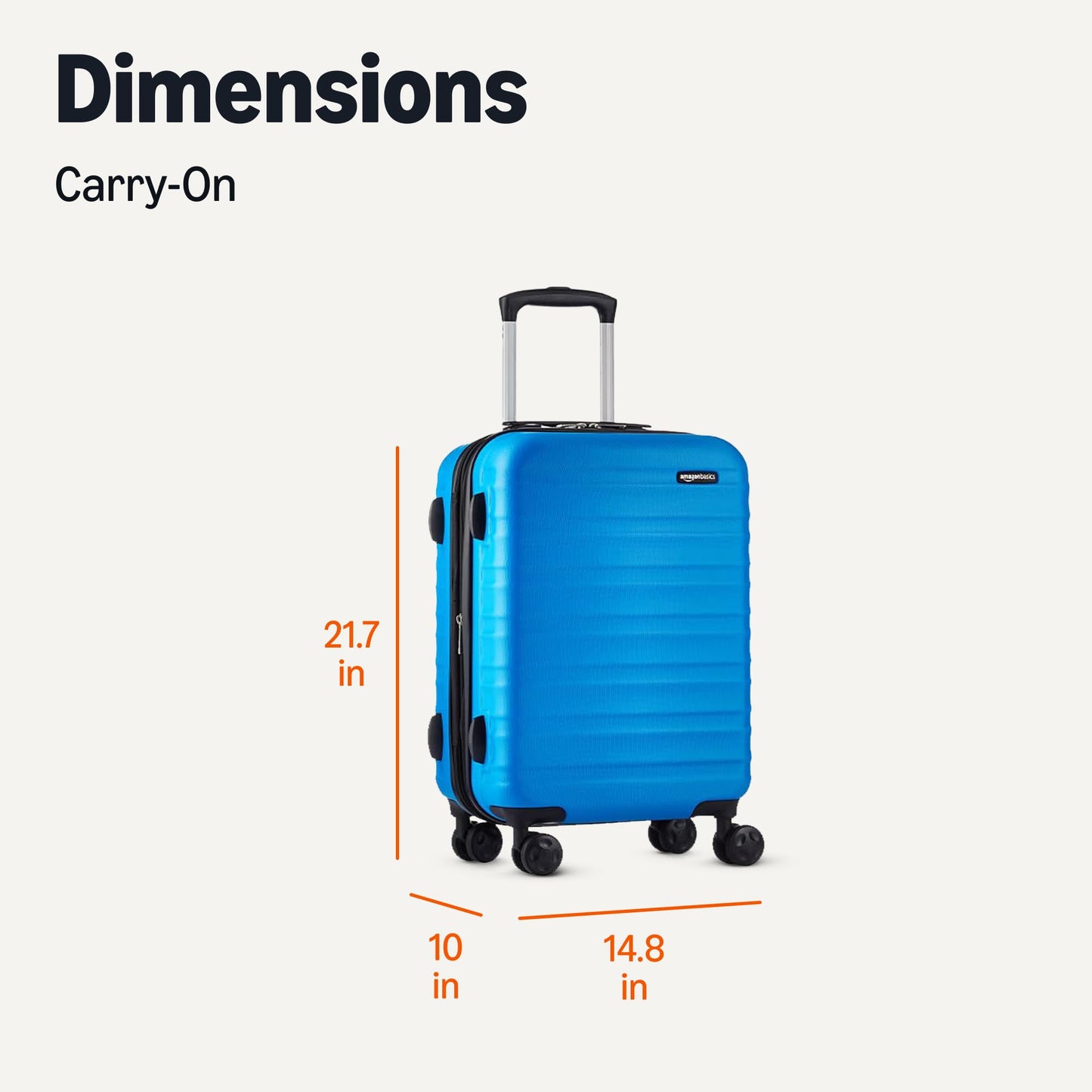 Rose Gold Hardside Carry-On