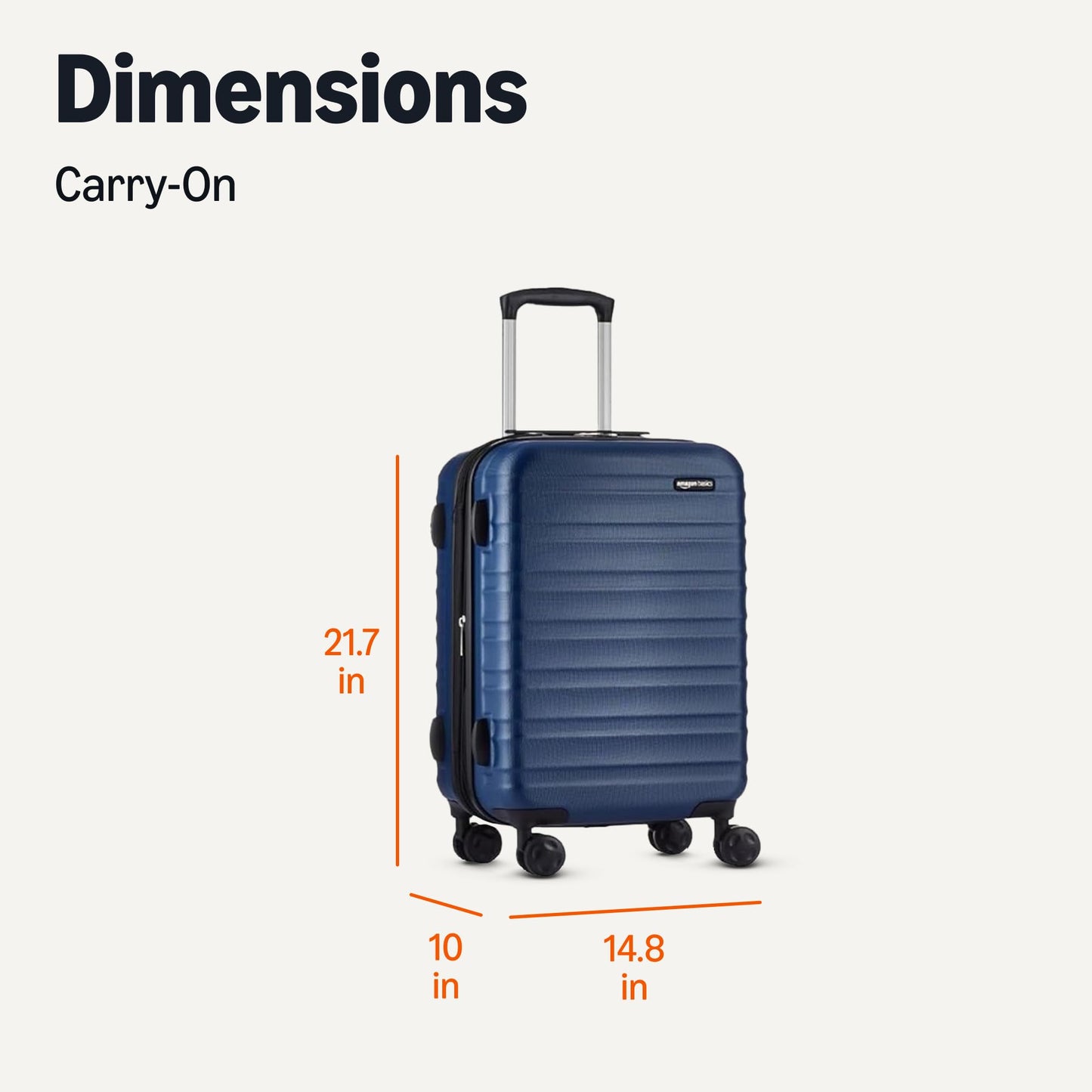 Rose Gold Hardside Carry-On