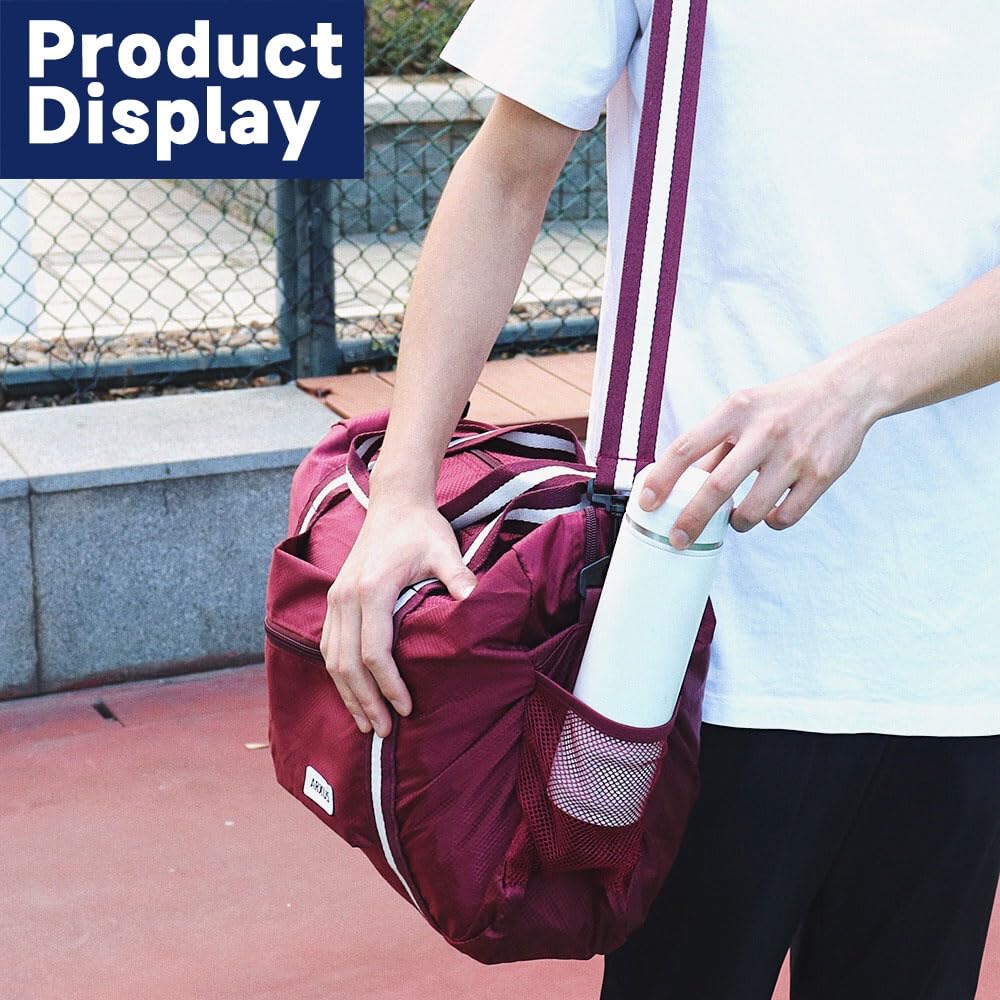 TravelLite Foldable Waterproof Duffle Tote Bag