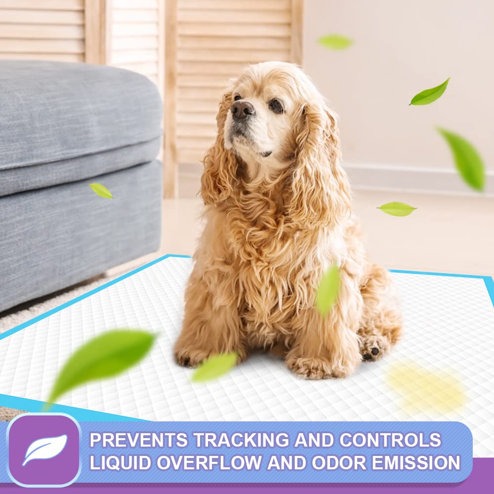 Puppy Pee Pro Pads - 100 Count Super Absorbent Set