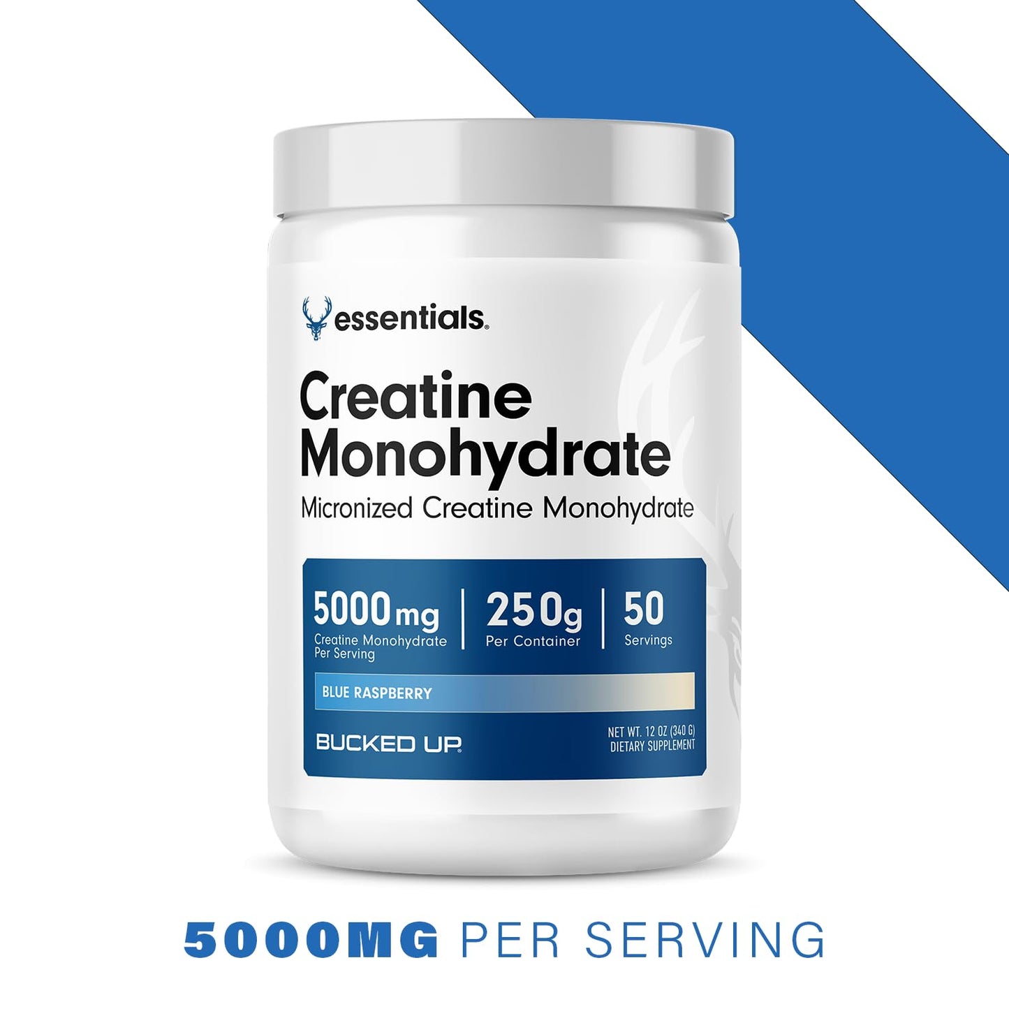 Bucked Up Micronized Creatine - Unflavored Power Boost