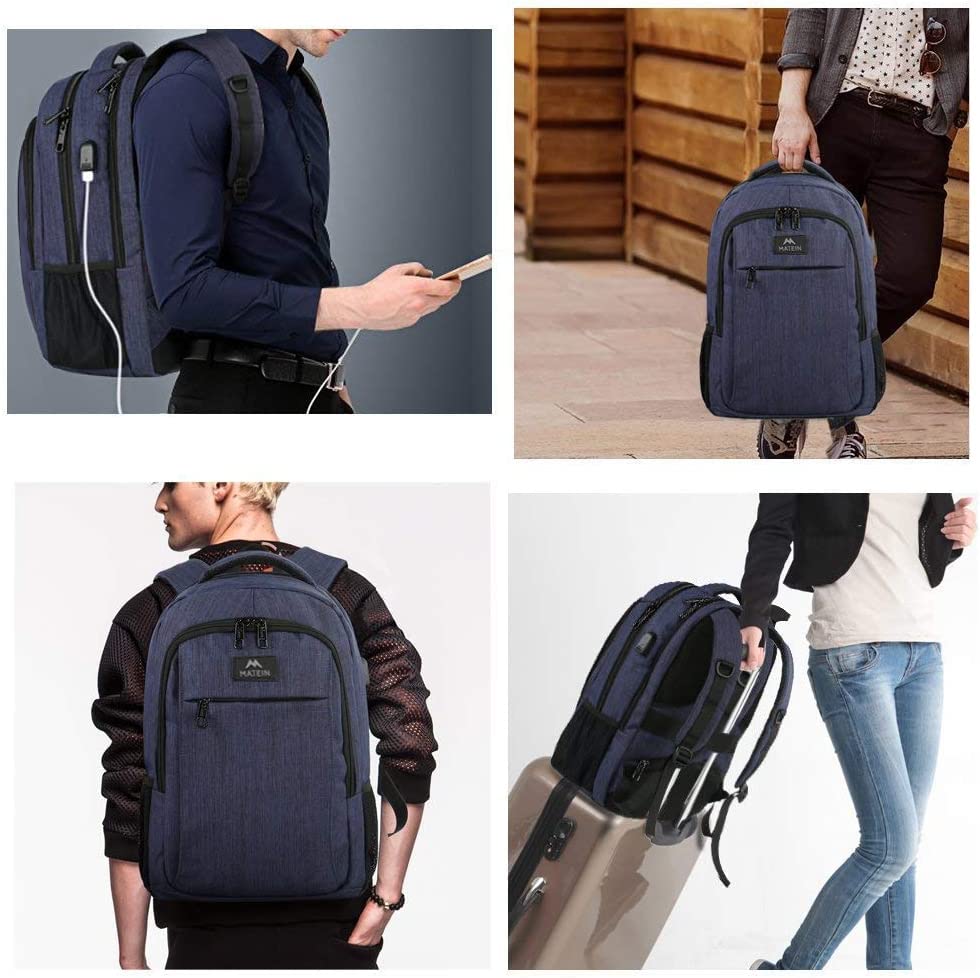MATEIN SleekGuard Laptop Backpack with USB Port