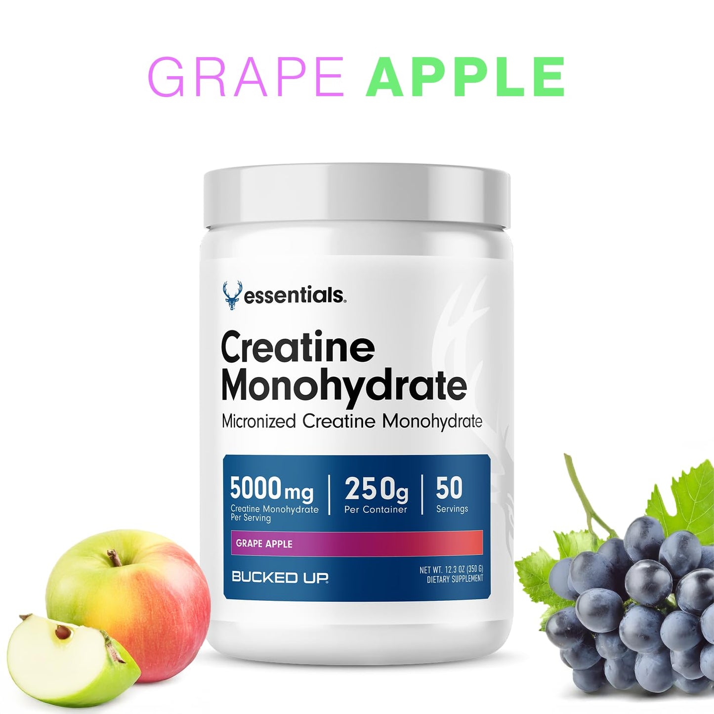 Bucked Up Micronized Creatine - Unflavored Power Boost