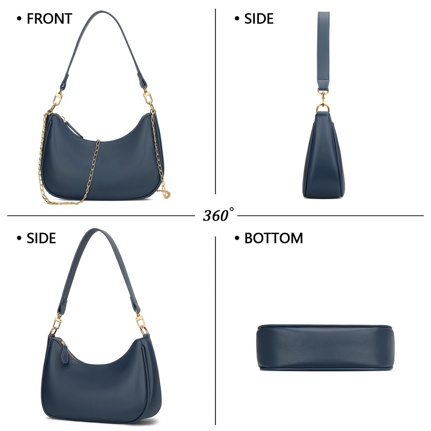 Chic Retro Hobo Bag - KKXIU Women's Purse Collection
