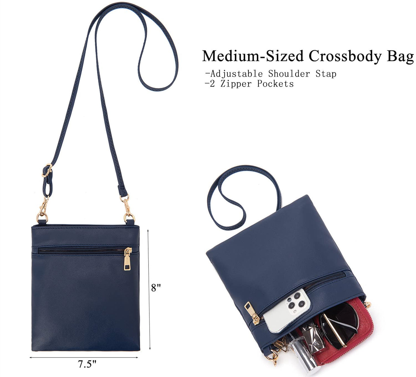 ChicCrossbody: Women's Tote & Wallet Set