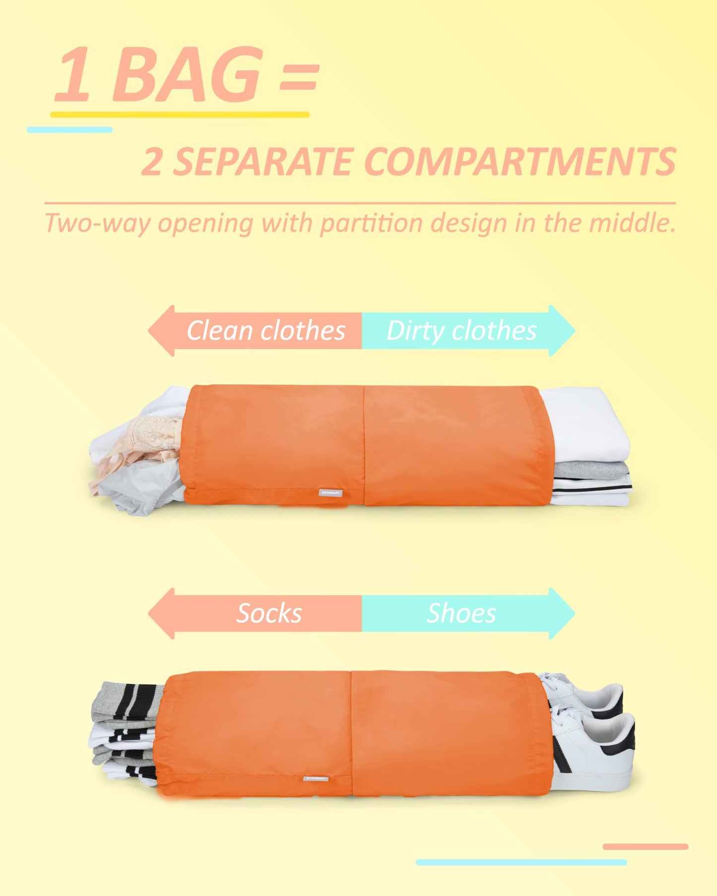 PackPro 6 Set Compression Cubes for Travel